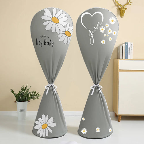1pc All-inclusive Waterproof Fan Dust Cover Household Floor Fan Cover Washable Pedestal Fan Standing Fans Protective Cover