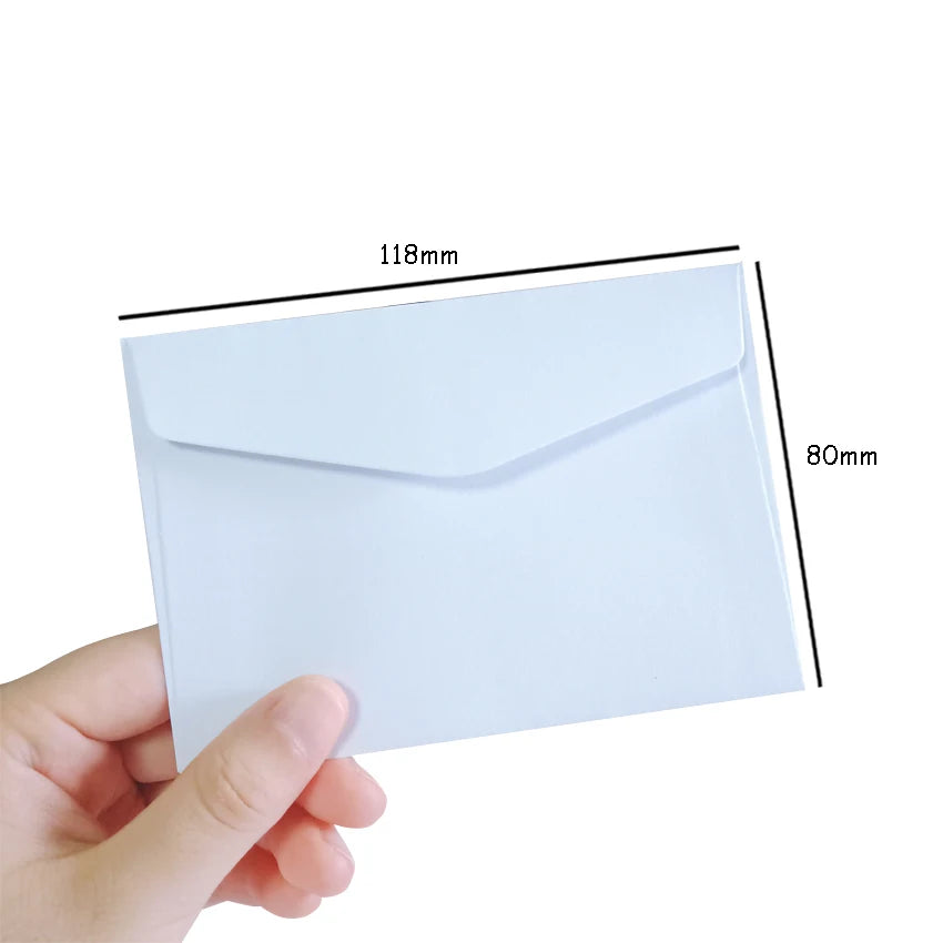 50pcs/lot  Candy color mini envelopes DIY Multifunction Craft Paper Envelope For Letter Paper Postcards School Material