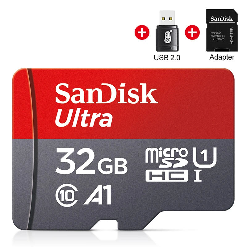 Memory Card 512GB 256GB 128GB 64GB 32GB 100MB/S Micro sd card UHS-1 flash card Memory Microsd SD + card reader adapter