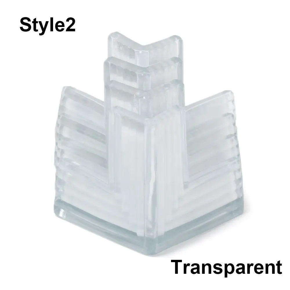 4PCS Soft Desk Safety Anticollision Strip Corner Guards Table Corner Protector Edge Protection