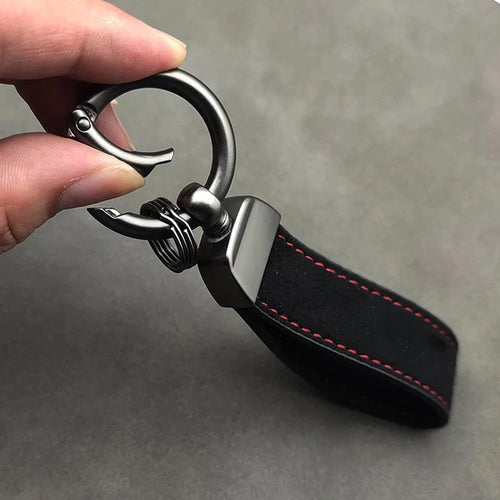 2025 Suede Key Ring Sport Car Keychain Custom Gift With Emblem For Nissan Sylphy N7 Teana Qashqai Note J10 J11 Navara Juke Tiida