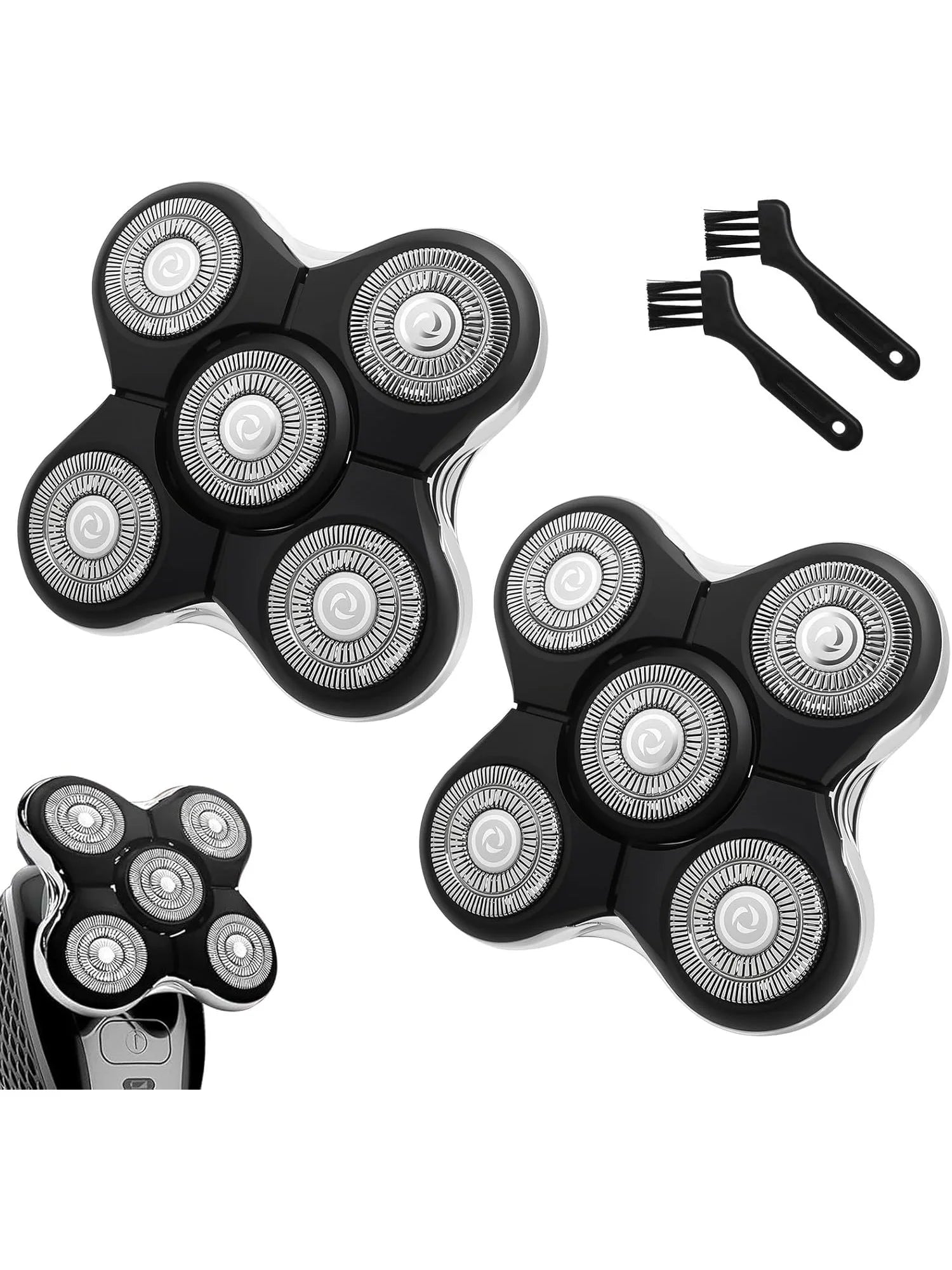 1/2/3Pcs Shaver Replacement Heads Compatible with Balder XR7000/XR1500/XR5 Head Shaver Model  Electric Shaving for Bald Men