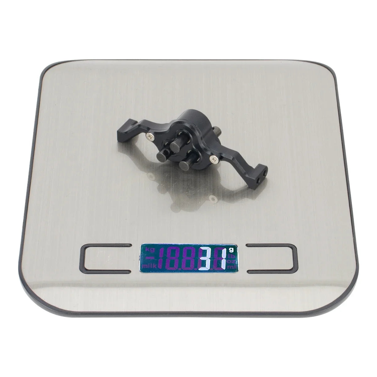 Aluminum Transfer Case Gearbox 70mm Width Underdrive 30% for 1/10 RC Crawler Cheater Rigs LCG Chassis Build DIY Upgrade Parts