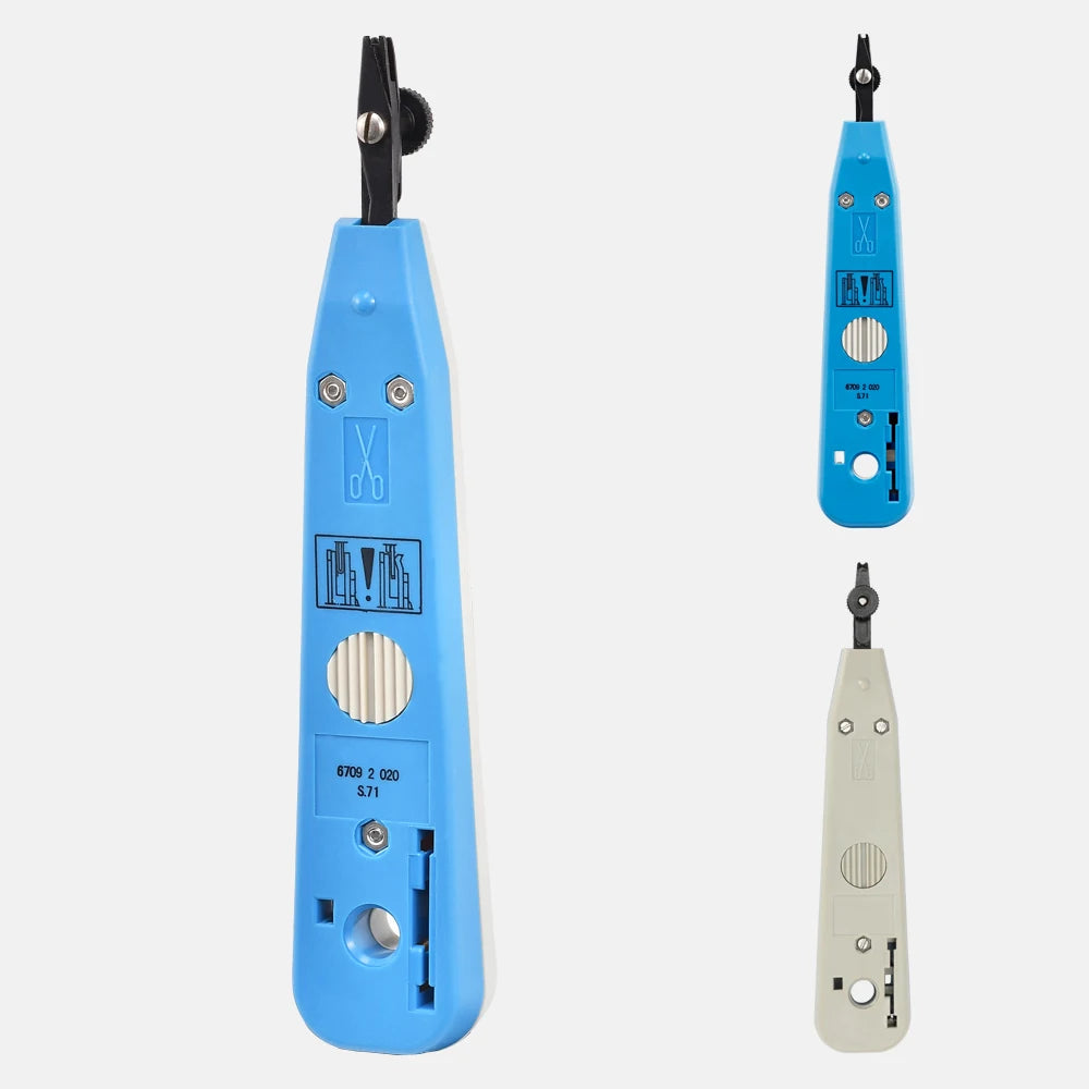 Impact Punchdown Tool with 66/110 Blade, Reliable CAT Cable Connections, Lightweight & Durable Adjustable Force