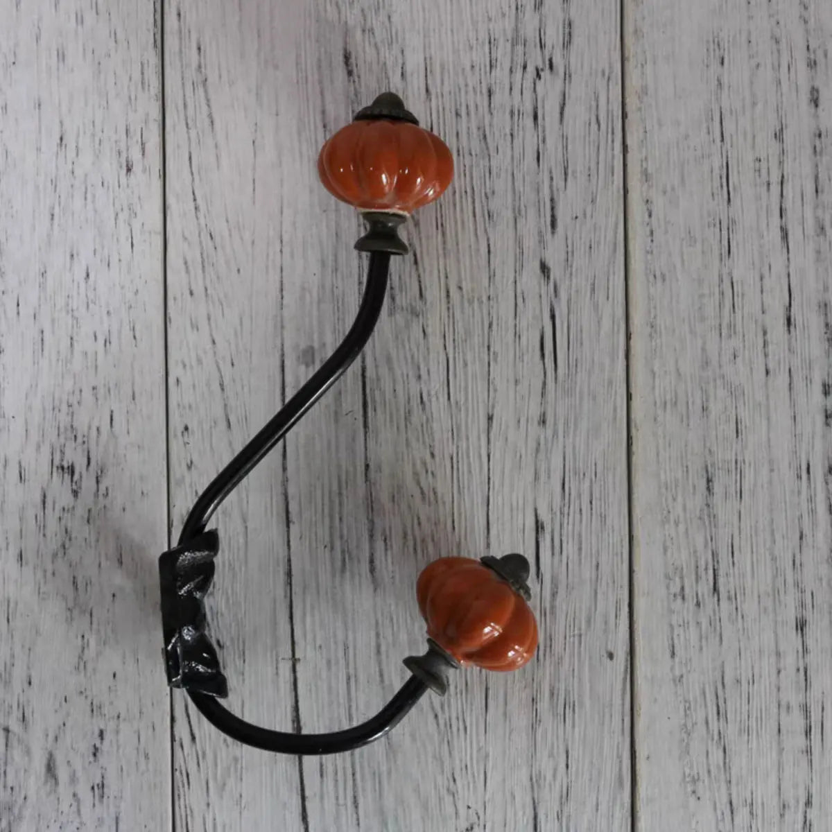 Ceramic Pumpkin Wall Mounted Coat Hooks Various Colors Home Decorative Hooks for Hanging Clothes Bags Towel Hangers Curtain Rack