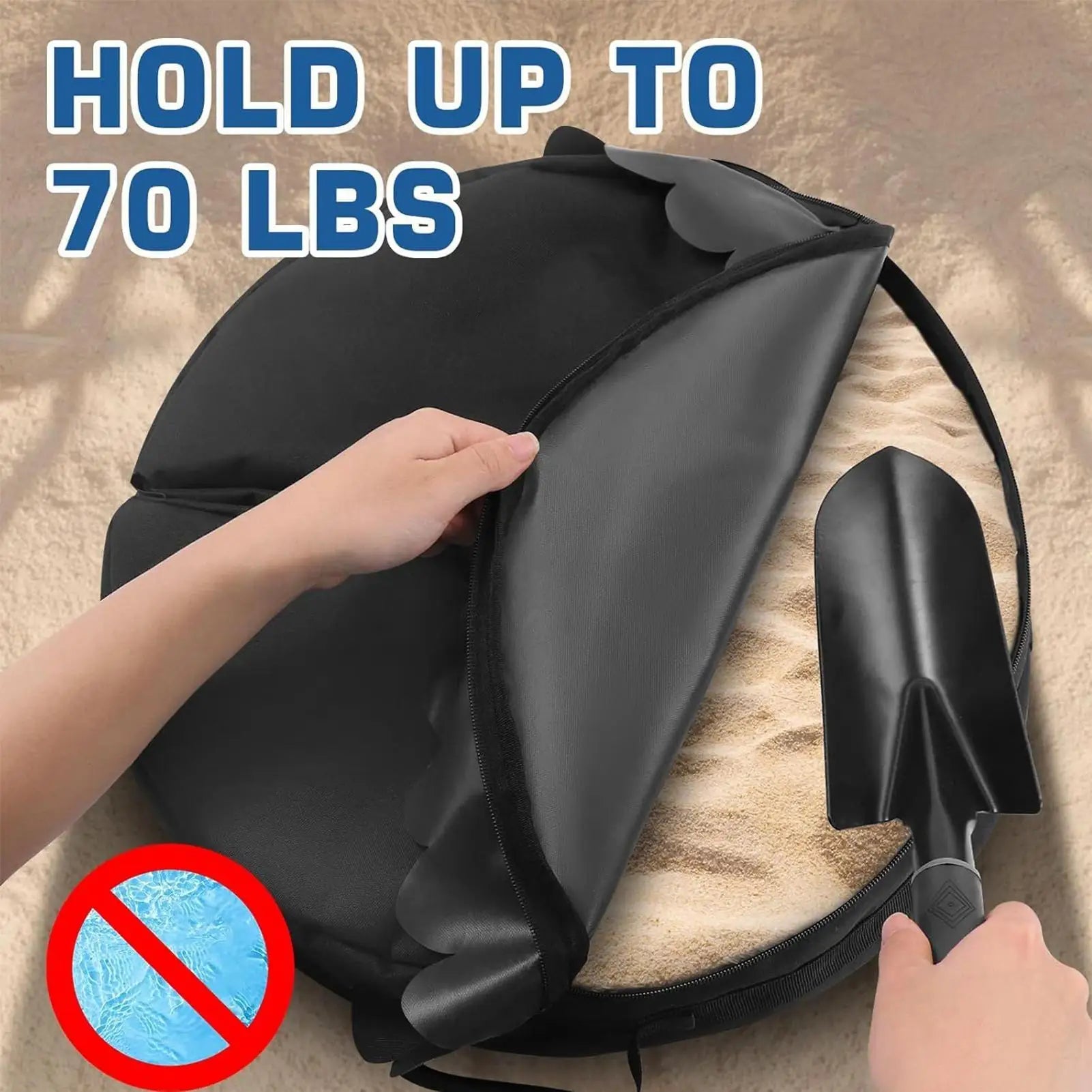 Heavy Parasol Base Stand Weights Umbrella Sandbag for Banana Hanging Cantilever Fillable Replacement Parts for Patio Outdoor