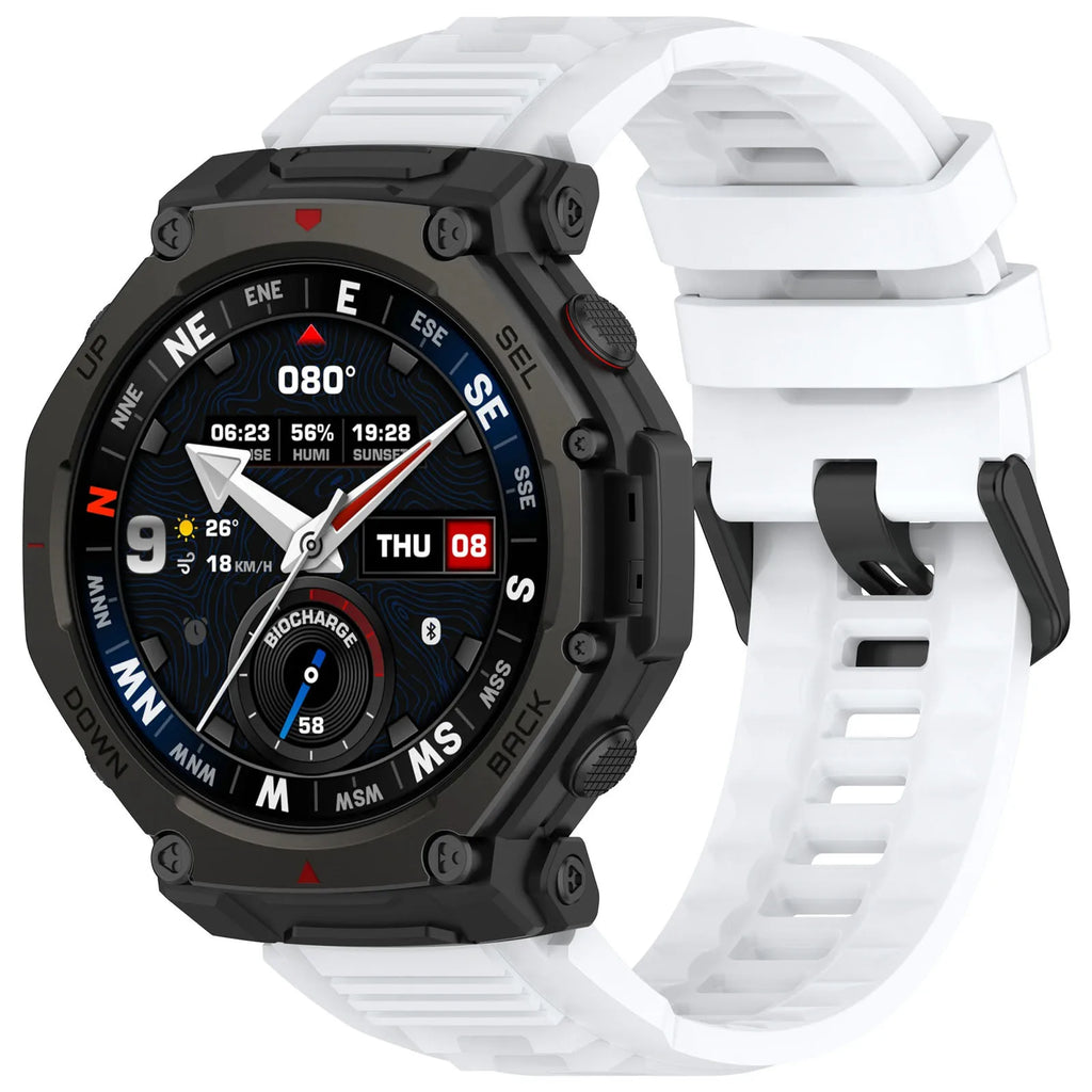Silicone Band For Huami Amazfit T-rex 3 pro 48mm  Elastic Sport Strap For T-rex3 Pro Smartwatch Bracelet Replacement Accessories