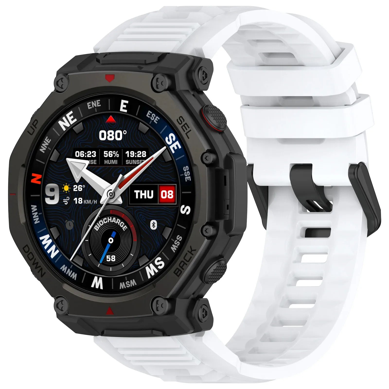 Silicone Band For Huami Amazfit T-rex 3 pro 48mm  Elastic Sport Strap For T-rex3 Pro Smartwatch Bracelet Replacement Accessories