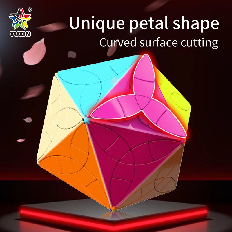 YuXin Dodecahedral Petal Cube Ultimate Edition Cube Professional Puzzle Toys Children Gift Magico Cubo