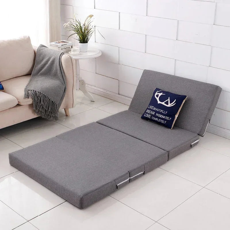 Simple Folding Mattress Foam Mat Tatami Yoga Pad Office Lunch Break Single Bed Furniture Foldable Sponge Mattresses