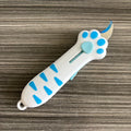 Retractable Cute Cat Paw Multi-Function Utility Knife, Portable and Safe Unboxing Tool, Office and Home Paper Cutting Gadget ﻿