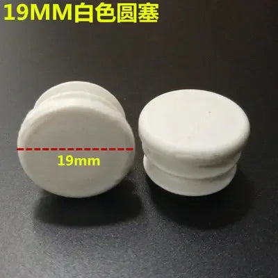 10pcs White square plastic pipe plug round cap tube end inner plug Furniture Leg Blanking hole dust cover Feet Protector  ﻿