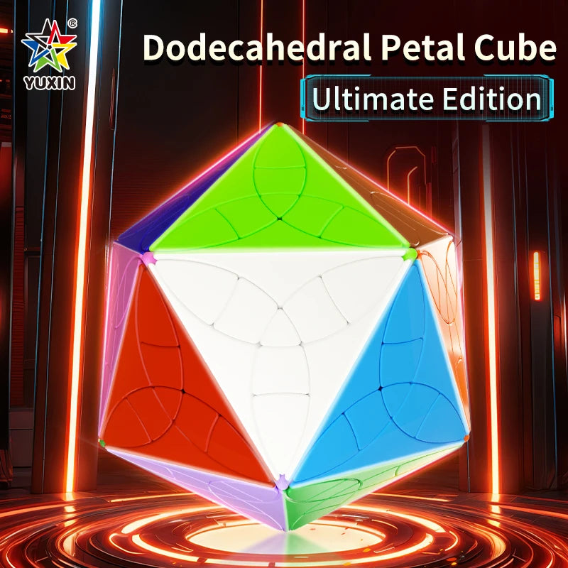 YuXin Dodecahedral Petal Cube Ultimate Edition Cube Professional Puzzle Toys Children Gift Magico Cubo