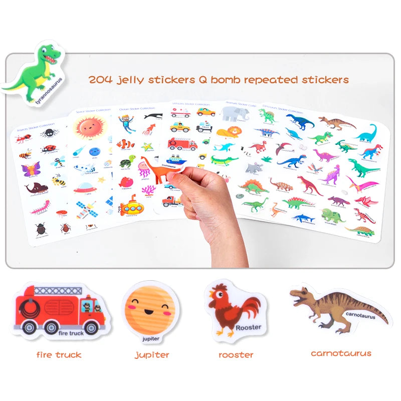 Toy Book Montessori Quiet  Early Educational Toy For Toddler Preschool Activity Busy Board Animal Numbers Matching Puzzle Game