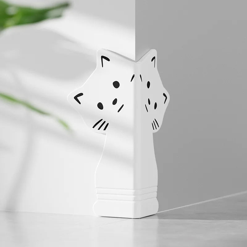 2pcs 2026 New Silicone Cartoon Corner Protectors, Full-Wrap Adhesive Guards for Table & Wall, Baby Home Safety Bumpers.
