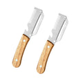 Multi-Functional Vegetable Peeler For Kitchen Ultra-Sharp Cutter Tool Stainless Steel Blade With Wooden Handle And Bottle Opener