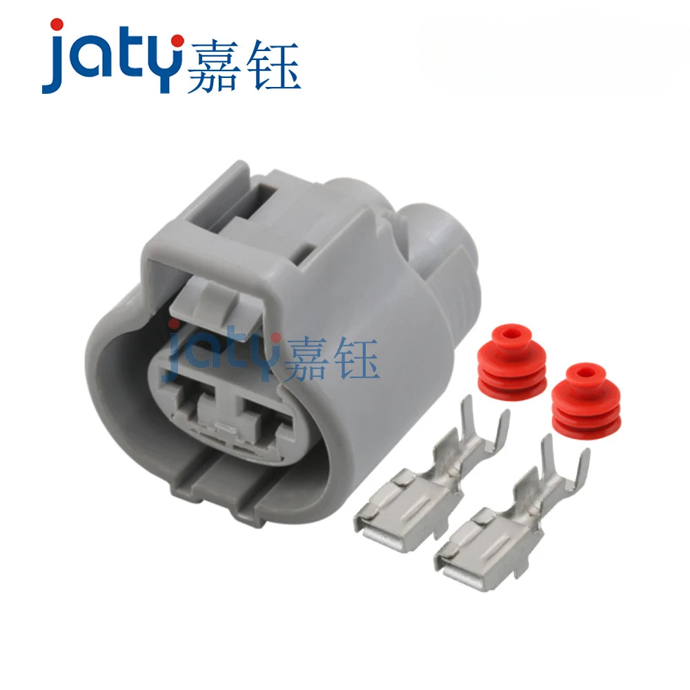 JATY 1sets DJ7021Y-4.8-11/21 RAV4 Fan Plug Male and Female Waterproof Connectors 176143-6 176146-6