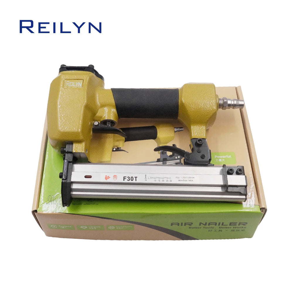 F30 Air Nailer 18Ga Small Fixing Nail Gun for Furniture 10-30mm Nails fixture Air Nail Gun