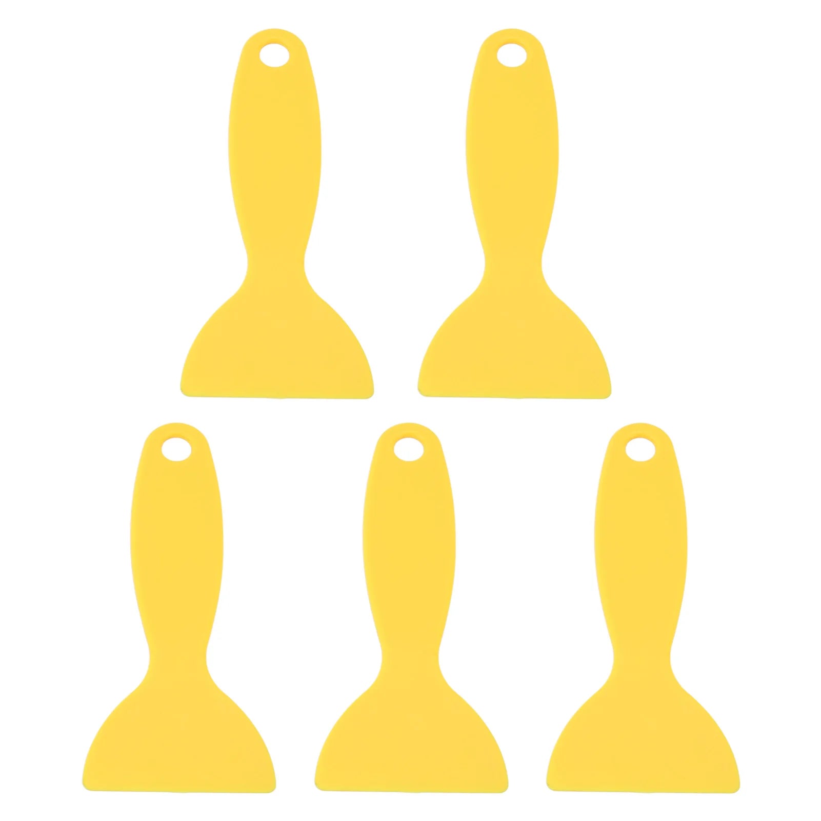 5pcs 3D Printer Spatula Flexible Plastic 3D Printing Resin Removal Scraper for WANHAO D8 for ANYCUBIC for Nova For WANHAO Yellow