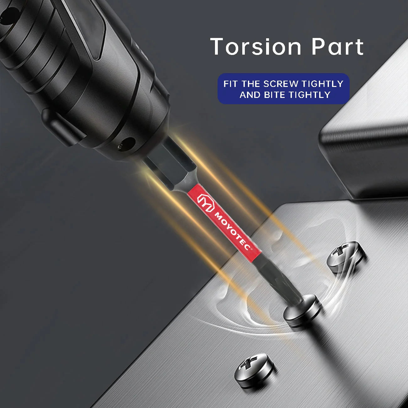 12-Piece S2 Steel Bit Set, Cross/Flat Head, Multiple Sizes, 50mm, Magnetic, Anti-Twist, High Hardness Impact Screwdriver Bits