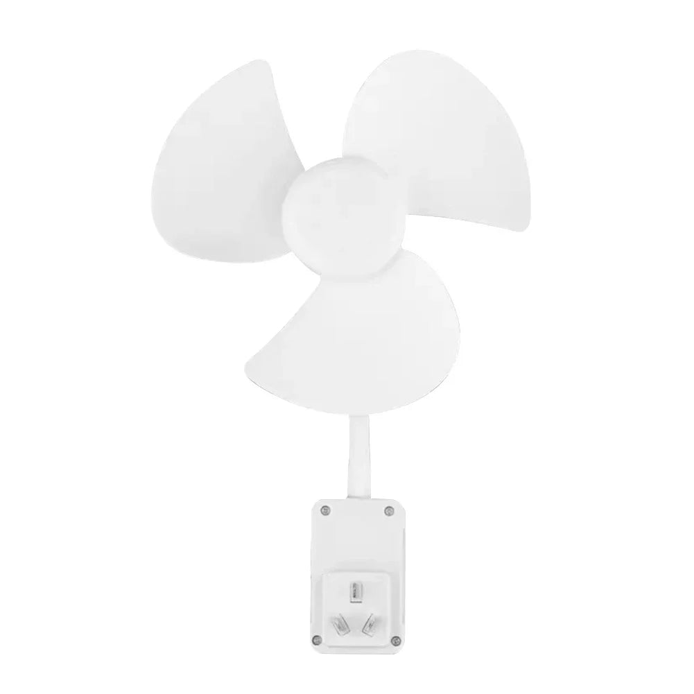 US Plug Outdoor Camping Fan Mini Fans Bendable Neck Space-SavingWith Cooling Fan Ventilation and Heat Dissipation