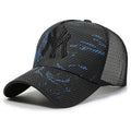 New Summer Hat Men's Letter Embroidery Versatile Couple Sunscreen Sunshade Baseball Cap Sports Tennis Hat Travel Cap Men