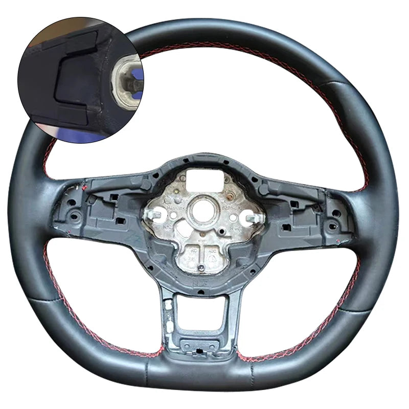 FOR Alcantara Steering Wheel Suitable for VW Golf 7 MK7 R GTI GTE GTD Passat B8 Tiguan MK2 Jetta with Shift Paddles, Car Access