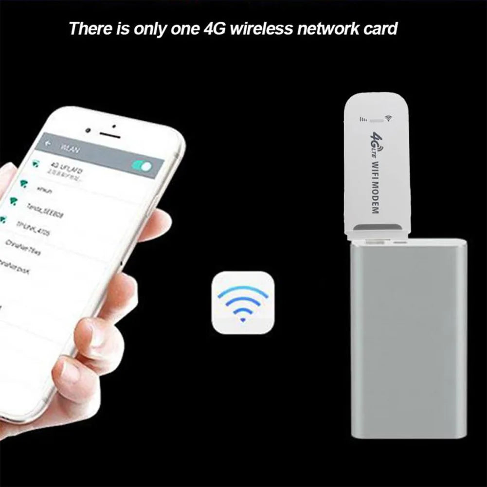 4G LTE USB 150Mbps Modem Stick Portable Wireless WiFi Adapter 4G Card Router for Home Office 4G USB Modem