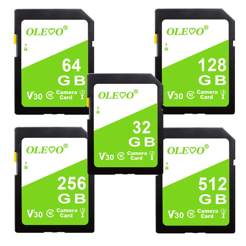 New SD Memory Card 16GB 32GB 64GB 128GB 256GB 512GB Professional C10 SD Card for Camera SRL