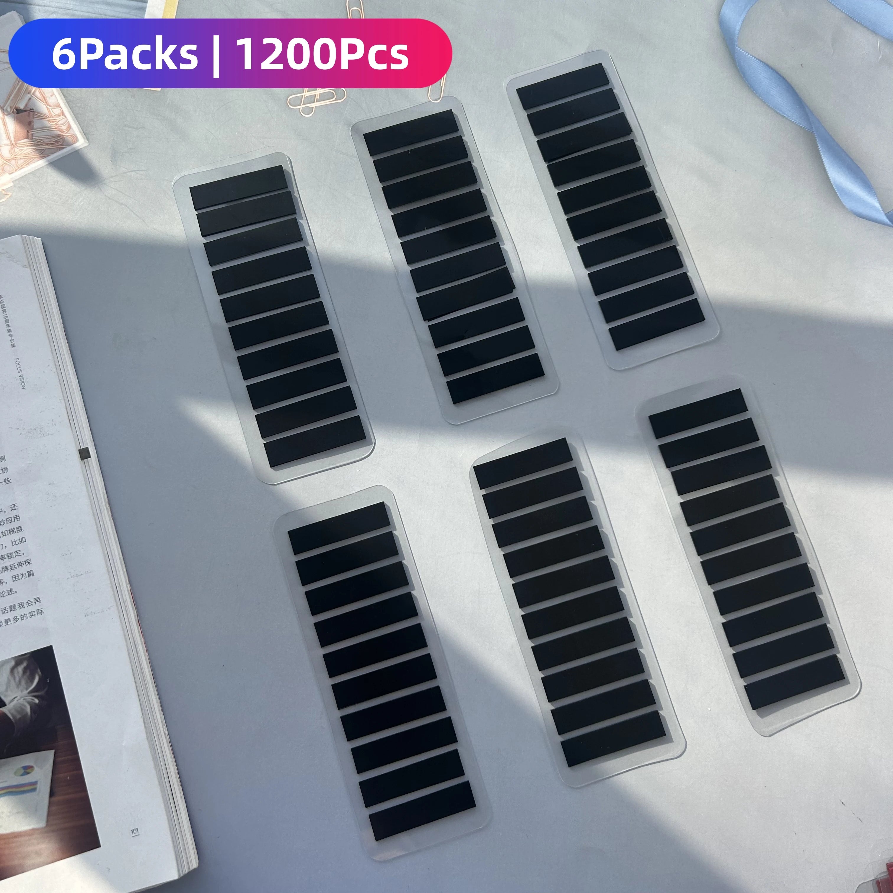1200-3600 Sheets Sticky Notes Set with Ruler for Index Tabs Page Markers To Do List Planners School Office Stationery Supplies