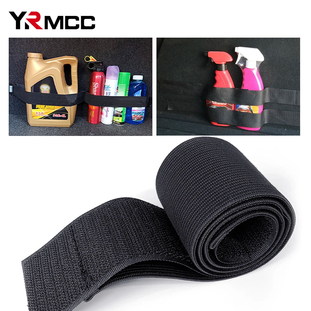 50cm Car Trunk Organizer Firm Magic Tape Cars Stowing Tidying Fixed Belt Auto Tool Storage Fixing Belt Car Rescue Tools Storage