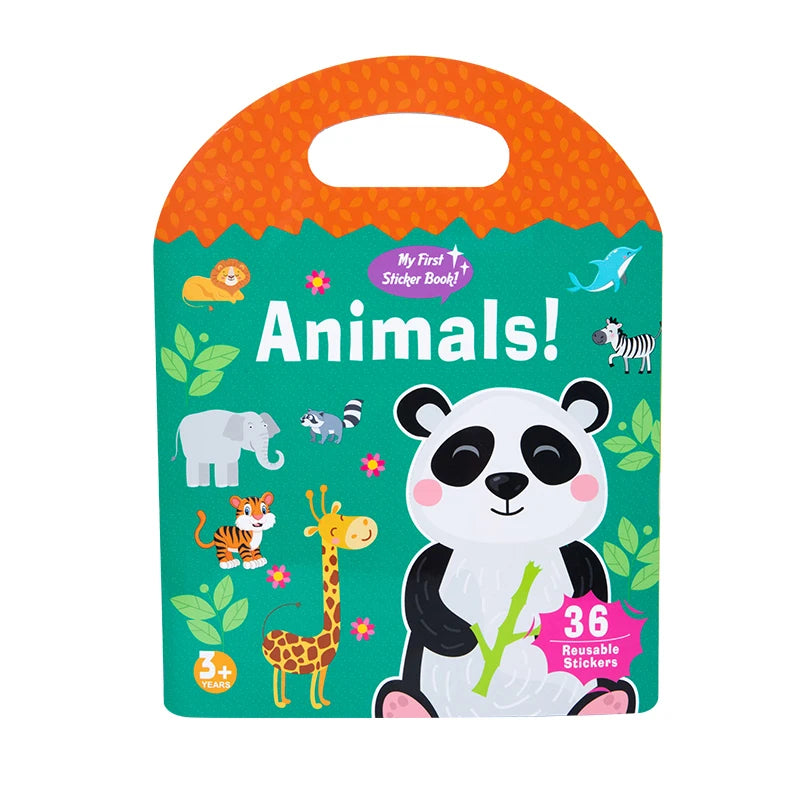 Toy Book Montessori Quiet  Early Educational Toy For Toddler Preschool Activity Busy Board Animal Numbers Matching Puzzle Game
