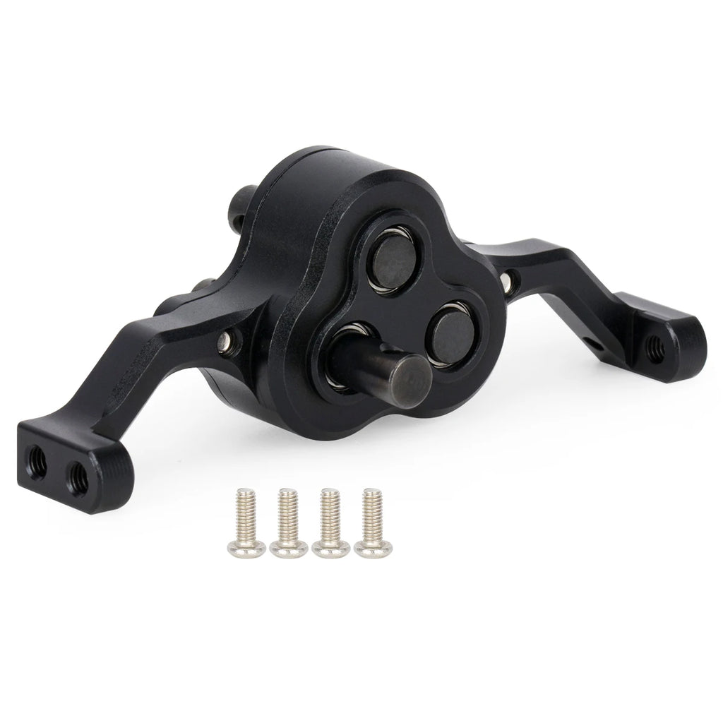 Aluminum Transfer Case Gearbox 70mm Width Underdrive 30% for 1/10 RC Crawler Cheater Rigs LCG Chassis Build DIY Upgrade Parts