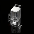 Homefish Wall Mounted Manual Press Soap Dispenser Punch-Free Traceless Installation Transparent Disinfectant Bottle for Bathroom