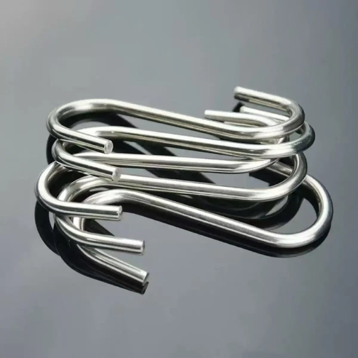 10 pcs Stainless steel S shaped hook Large hook S hook, multi purpose S shaped hook metal S-hook hook for kitchen and bathroom