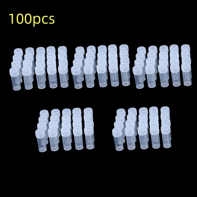 5ml Plastic Bottle Sample Jar 5g Small Barrel Vials Medicine Pill Liquid Powder Capsule Storage Container Packing Bottles