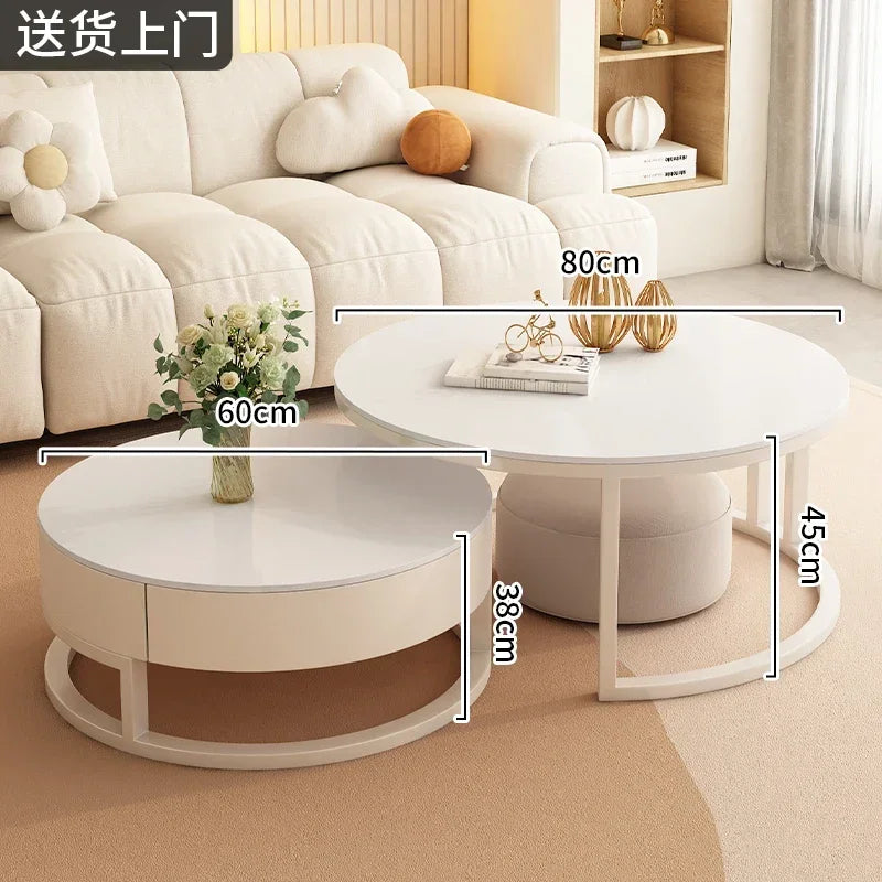 Designer Organizer Coffee Table Clear Round Kitchen Photo Album Coffee Table Mechanism Unique Mesa Auxiliar Entrance Furniture
