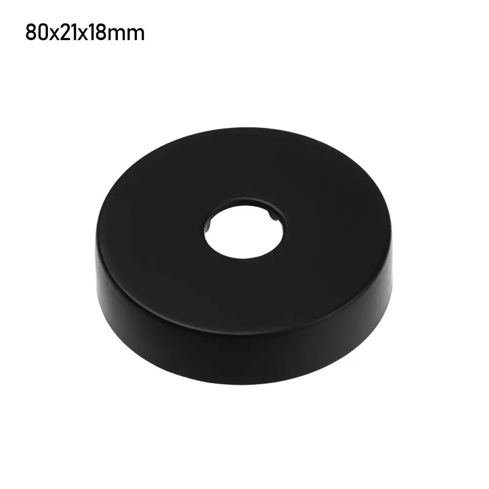 Black Shower Faucet Decorative Cover Stainless Steel Water Pipe Wall Covers Heat Resistant Durable Bathroom Kitchen Accessories