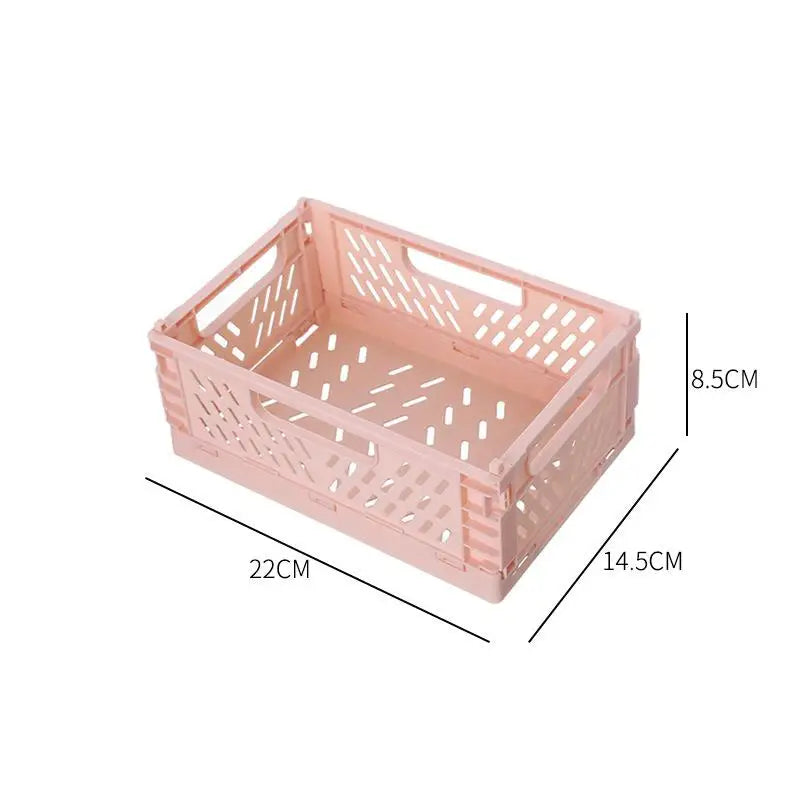 Foldable Storage Basket Wardrobe Organizer Box Kitchen Bathroom Accessories Gadgets For Clothes Toy Spices Condiments Vegetables