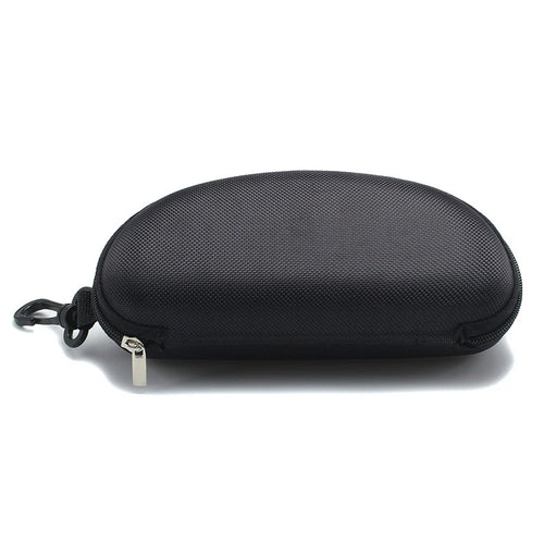 1PC Portable Zipper Carabiner Sunglasses Protector Box Hard Eye Glasses Case Travel Pack Glasses Case Eyewear Accessories