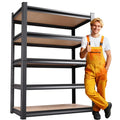 72''H Garage Shelving Heavy Duty Adjustable Garage Shelves 2500LBS Storage Shelves,5-Tier Metal Shelving Unit, Customized