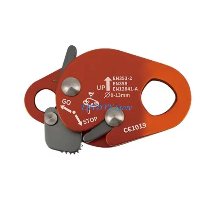 G6DE Professional Rope Grab Falling Arrestor Auto Lock Retarder Ascending Descender for Mountain Climbing