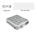 Mini Brushless Turbo Nail Dust Machine HD Display Adjustable Speed Portable Rechargeable Vacuum Cleaner for Manicure Lower Noise
