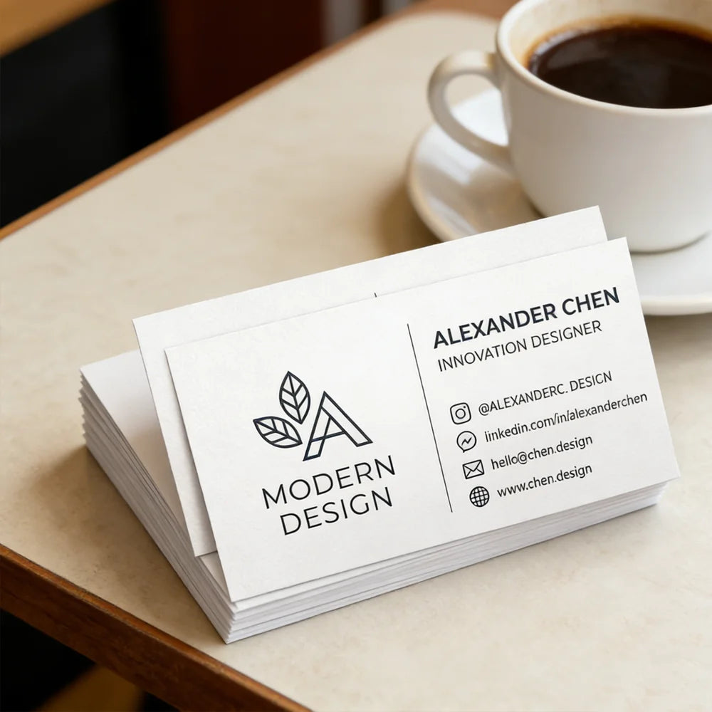200pcs, Custom Business Cards/Cards, Desktop Business Cards, Thank You Cards, Matte Film Surface