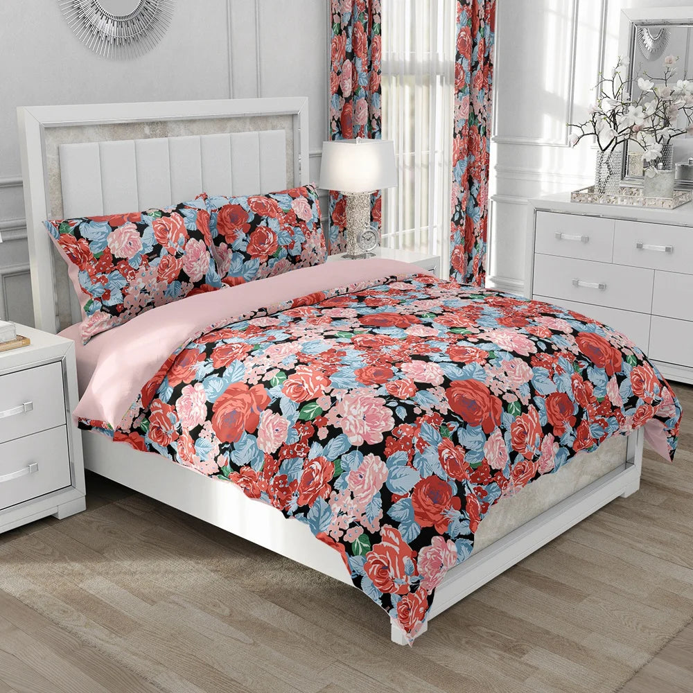Nordic Linen Bedding set Duvet cover set King/Euro/240x220 size Bed Set Blanket/Quilt Covers for home Bedclothes bird