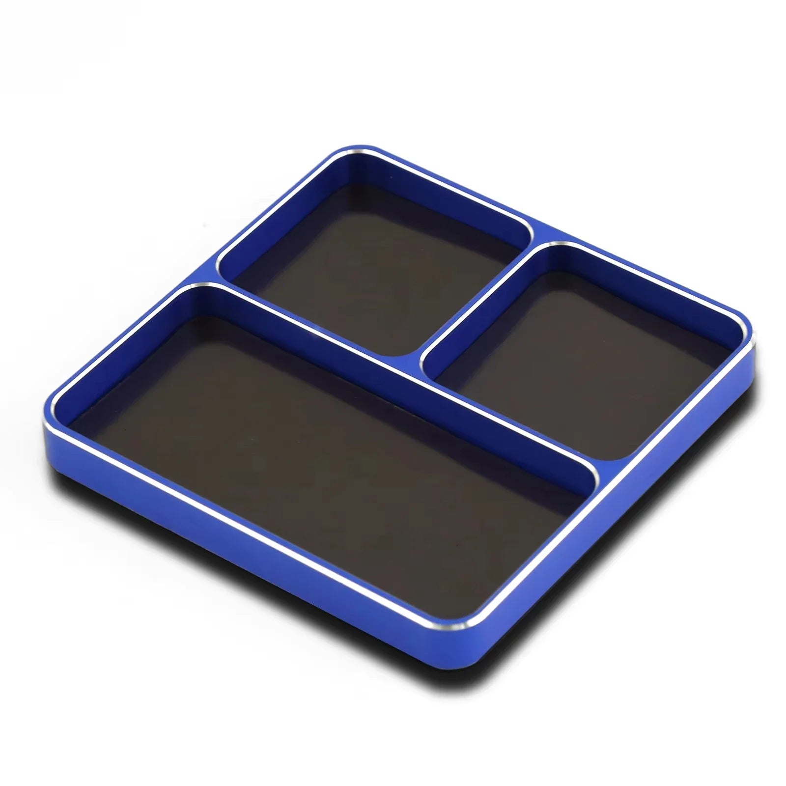 RS 989811mm CNC Aluminium Magnetic Screw Tray Nut Gasket Storage Tray for RC Car Boat Airplane Model
