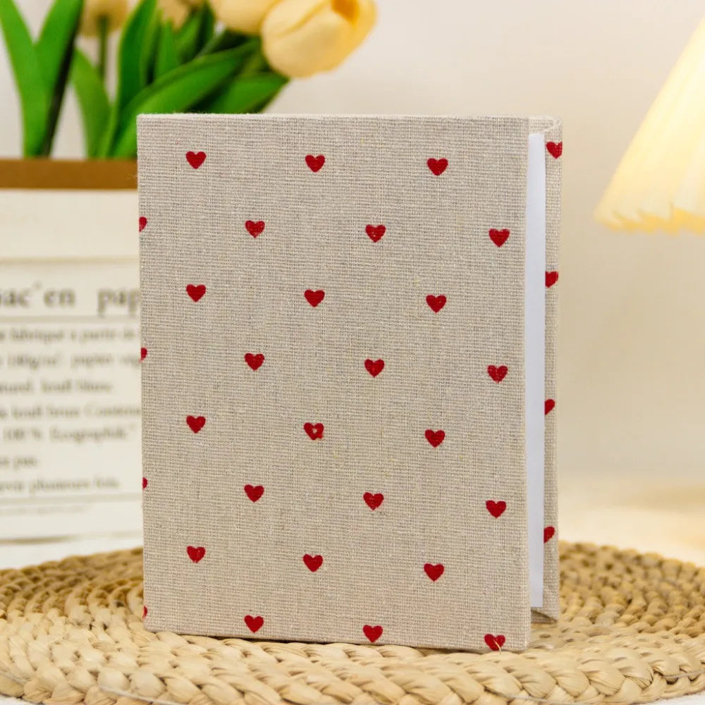 New 100 Pockets Photo Album 4x6 Photos Small Scrapbook Album Linen Cover Slip-in Picture Albums DIY Writable Photo Storage