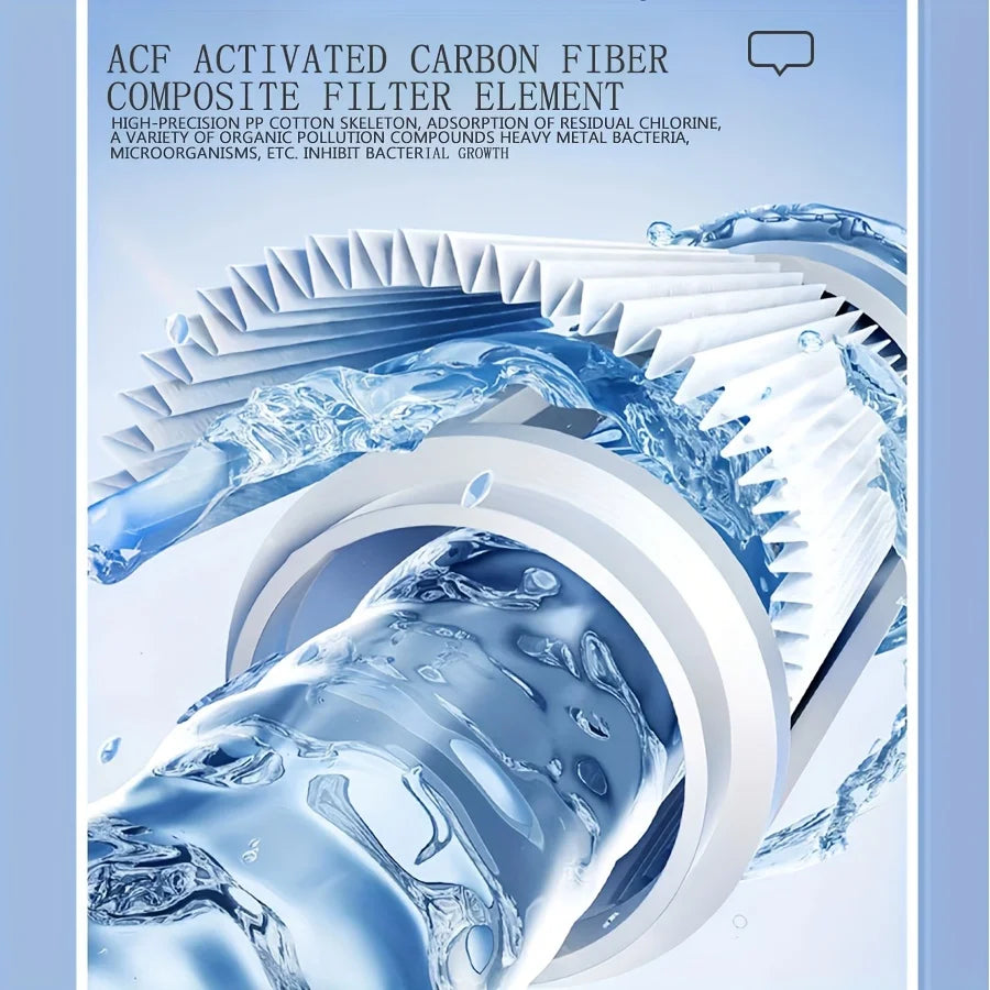 10Pcs Shower Head Filters Hard Water Purifier Remove Chlorine Harmful Substances Effectively