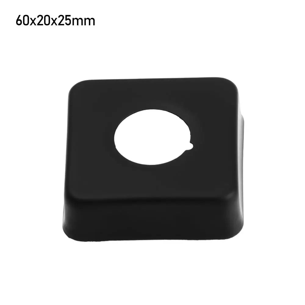 Black Shower Faucet Decorative Cover Stainless Steel Water Pipe Wall Covers Heat Resistant Durable Bathroom Kitchen Accessories