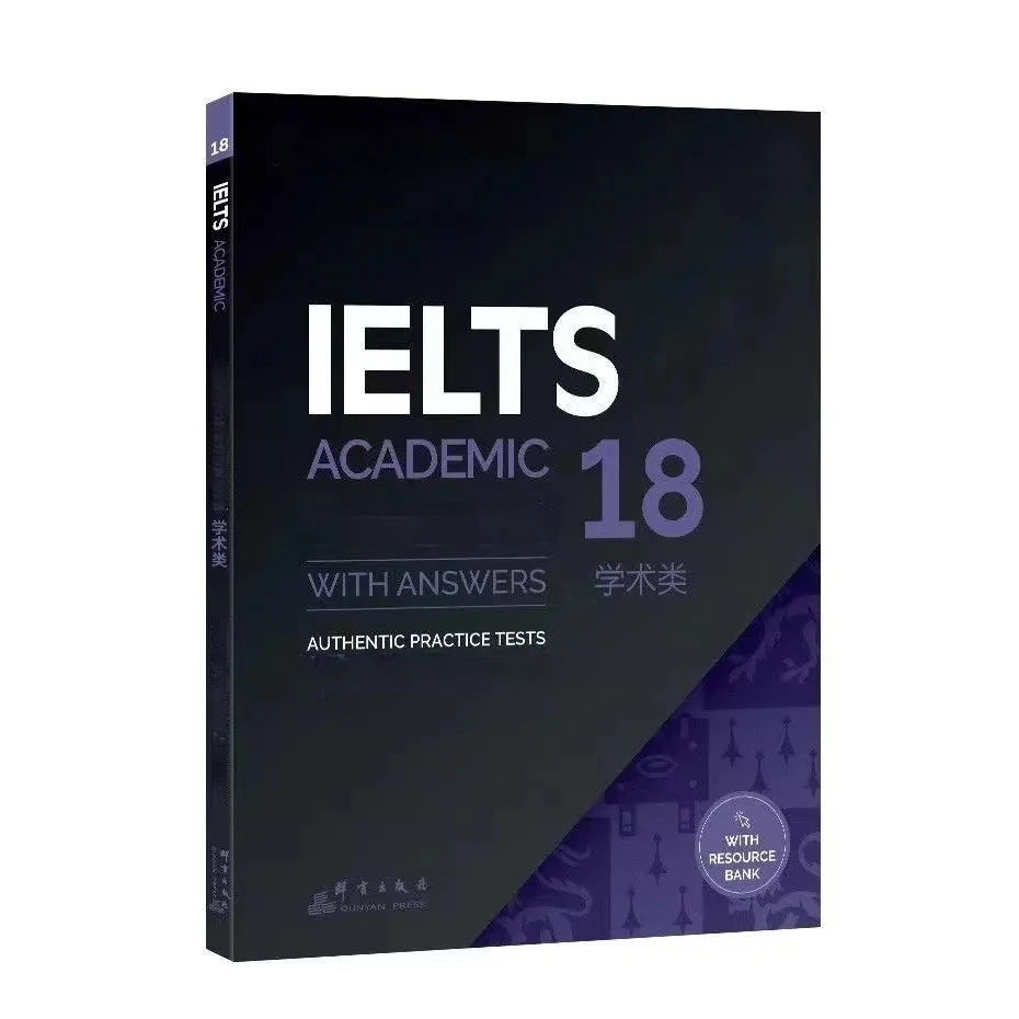 1 book English Ielts 17/18/19/20 Academic Speaking Listening Reading Writing Study Book Workbook Authentic Practice Tests